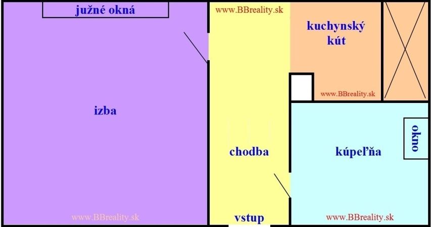 1-izbový byt, Banská Bystrica, Skuteckého, 31 m2 | 129.000 €  | foto
