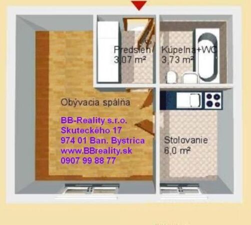 REZERVOVANÉ 1-izbový byt, Nemce, 28 m2 | 89.000 €  | foto