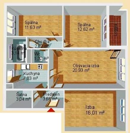 4-izbový byt, Banská Bystrica, Internátna, 83 m2 | 220.000 €  | foto