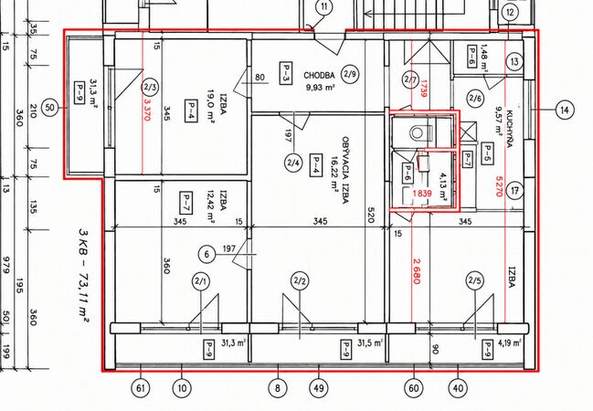 4-izbový byt, Banská Bystrica, Ružová, 96 m2 | 930 €  | foto