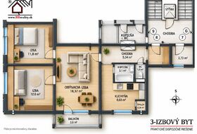 3-izbový byt, Banská Bystrica, Švermova, 65&nbsp;m2 | img